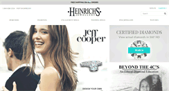 Desktop Screenshot of heinrichsjewellery.com
